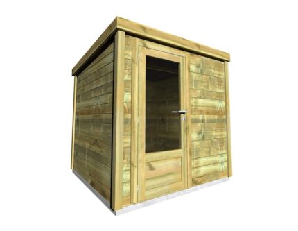 ABRI DE JARDIN bois • Pin autoclave 27mm • 4m2/2x2m • Livraison comprise • Couverture bac acier