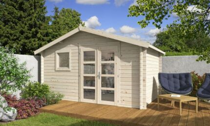 Abri de jardin TOUSCHALETS AUBAGNE 9 bois 390x240cm ép 44mm