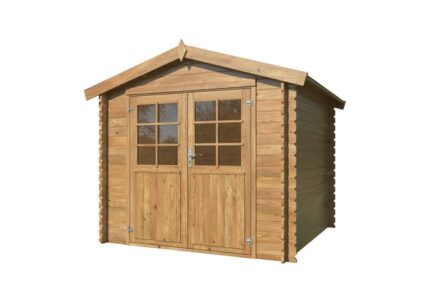 Abri de jardin bois WHITEWOOD Valence 1 Ep.28 mm, 5.29 m²
