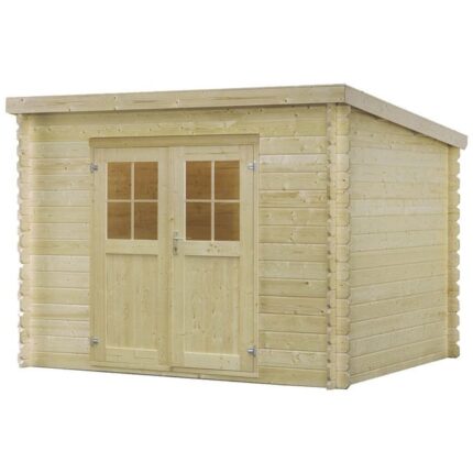 Abri de jardin mono-pente en bois Morvan Eden Partenaire Jardin