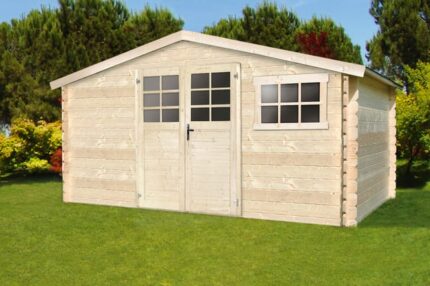 Abri de jardin bois SOLID Ep.34 mm, 11.56 m²