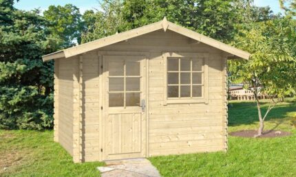 Abri de jardin TOUSCHALETS NORMANDIE 2 bois 300x240cm ép 34mm