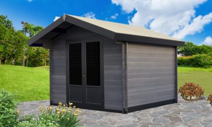 Abri de jardin TOUSCHALETS ARGOS composite 300x300cm ép 28mm