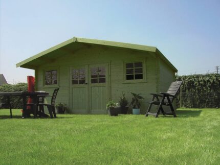 Abri de jardin bois SOLID Ep.28 mm, 19.71 m²