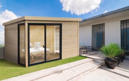 Abri de jardin bois SOLID Ep.28 mm, 9.22 m²