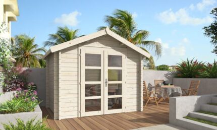 Abri de jardin TOUSCHALETS AUBAGNE 5 bois 250x190cm ép 44mm