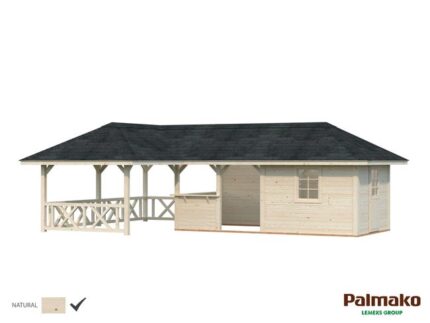 Abri de jardin bois PALMAKO Ldd bianca 33,2m² set 1 Ep.28 mm, 35 m²