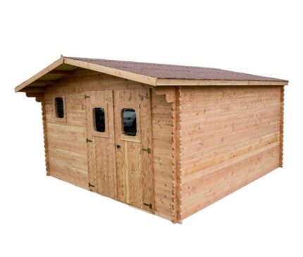 Abri de jardin bois HABRITA Dom 4050.02 Ep.28 mm, 23.14 m²