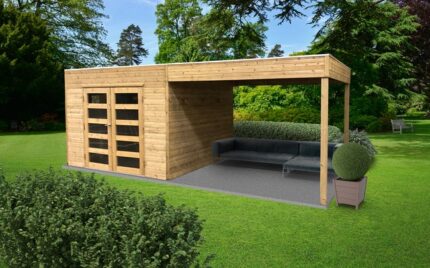 Abri de jardin bois SOLID Ep.19 mm, 8.69 m²