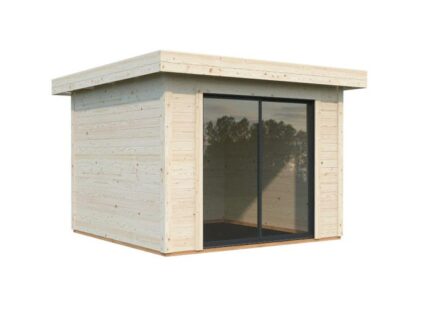 Studio de jardin bois PALMAKO Lara Ep.28 mm, 8.29 m²