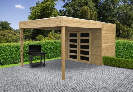 Abri de jardin bois SOLID Ep.19 mm, 5.94 m²