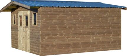 Abri de jardin bois HABRITA Tha 4050.02 t Ep.28 mm, 23.82 m²