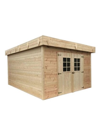 Abri de jardin bois HABRITA Kmp 3444.02 Ep.28 mm, 14.75 m²