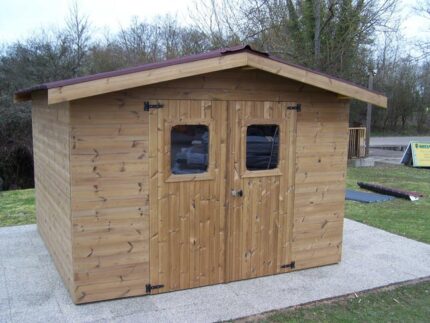 Abri de jardin bois HABRITA The 3224.02 n Ep.19 mm, 10.33 m²