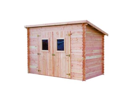 Abri de jardin bois HABRITA Dt 3017.02 n Ep.20 mm, 5.62 m²