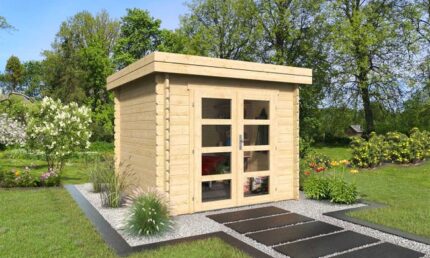 Cabanon de jardin TOUSCHALETS NANCY bois 230x230cm ép 34mm