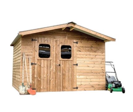 Abri de jardin bois HABRITA The 3224.02 t Ep.19 mm, 7.58 m²