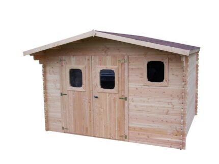 Abri de jardin bois HABRITA Dom 3530.02 Ep.28 mm, 14.07 m²