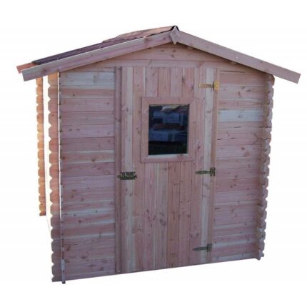 Abri de jardin Habrita Foresta DU2020.02N 3,24m2 en douglas massif 28mm toit double pente