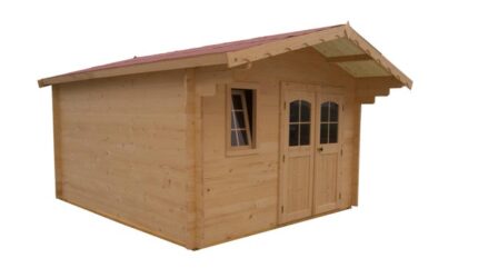 Abri de jardin bois HABRITA Nau 3535.02 Ep.42 mm, 15.73 m²