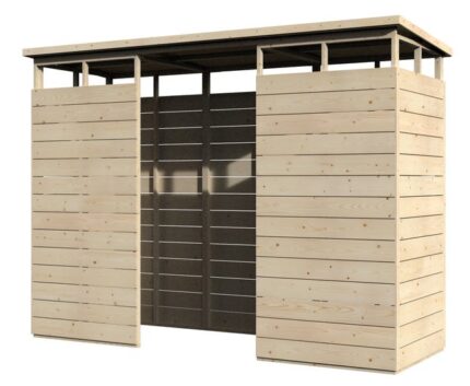 Abri de jardin bois DECOR ET JARDIN 47225s000 Ep.12 mm, 3.33 m²