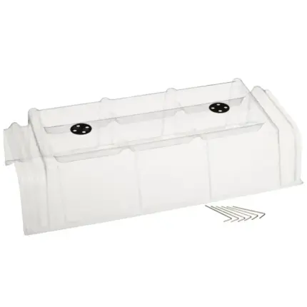 Mini-tunnel de forçage PVC souple, H22 x 86 x 40 cm