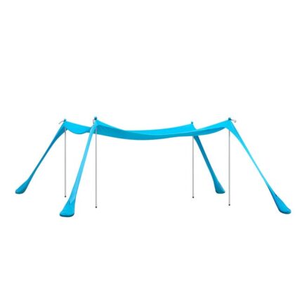 SoBuy OZT02-HB Tente de Plage Portable, Abri de Plage Lycra Polyester Anti UV UPF30, Parasol de Plage, Turquoise