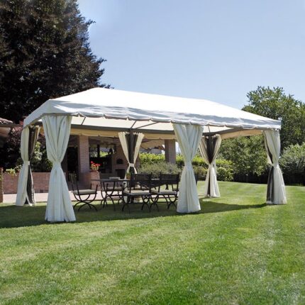 Gazebo en aluminium 6x3m