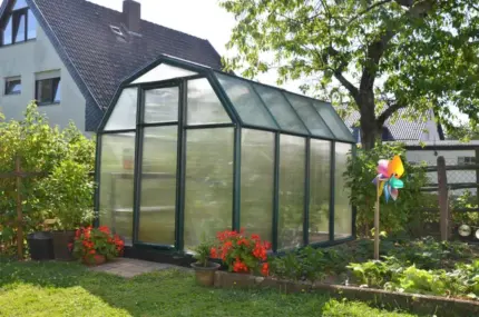 Serre fixe en polycarbonate double parois Ecogrow, 5.4 m² CANOPIA BY PALRAM
