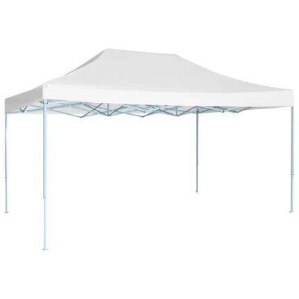 The Living Store - Tente de réception pliable professionnelle 3x4 m Acier Blanc