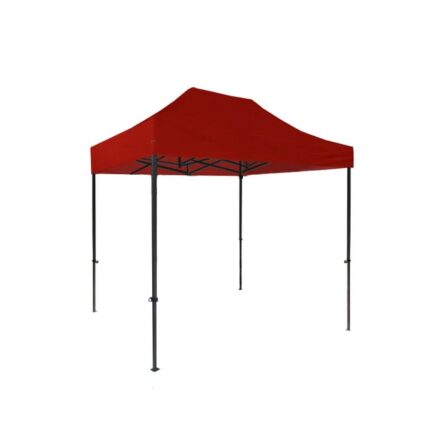 FRANCE BARNUMS | Chapiteau Tonnelle Tente pliante en Acier 30mm | 2x3m Sans murs - Rouge