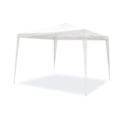Tonnelle 3x3m Pliante Blanche. Jardin, Plage, Terrain, Terrase