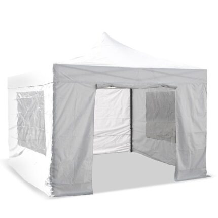 Lot de 4 murs pour barnum pliant professionnel 3 X 4,5 M - - Blanc