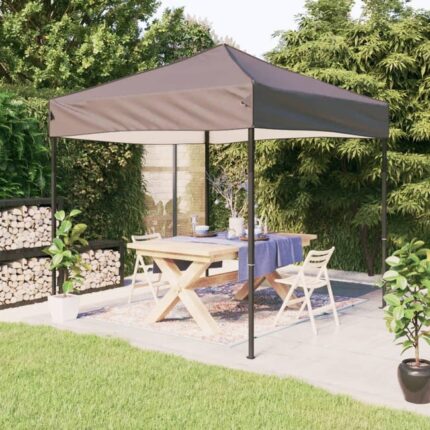 Maison Exclusive - Tente de réception pliable Taupe 2x2 m
