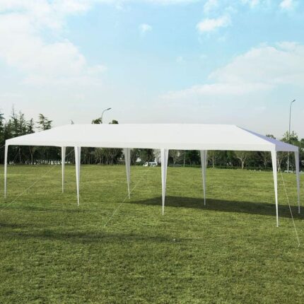 Tonnelle 235x235cm de Jardin Tente de Réception Barnum Pliant-Chapiteau Gazebo pour événement/Bière/Fête/Camping-sans Bâche