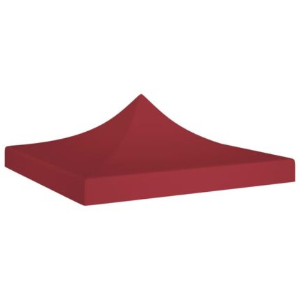 Maison Exclusive - Toit de tente de réception 2x2 m Bordeaux 270 g/m²
