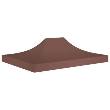 Maison Exclusive - Toit de tente de réception 4,5x3 m Marron 270 g/m²