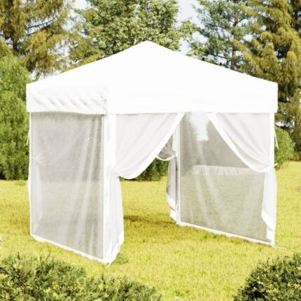 Maison Exclusive - Tente de réception pliable avec parois Blanc 2x2 m