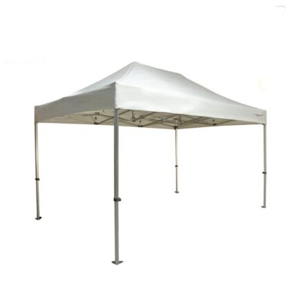 FRANCE BARNUMS -Tente Pliante 3 x 4,5m | Tonnelle 13,5m² | Abri, Jardin, Terrasse| Aluminium 45mm | Blanc