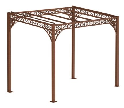 ELEO Elba pergola magnifique résistante à l'hiver | pergola rectangulaire non traité 2 x 3 m | Tonnelle pour votre terrasse