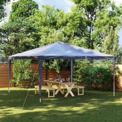 Tonnelle de jardin | Tente de réception 4x4 m bleu CFW63734