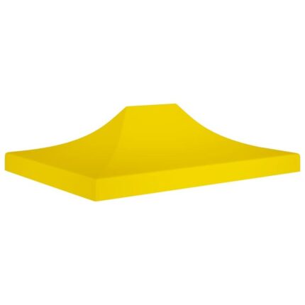 Maison Exclusive - Toit de tente de réception 4,5x3 m Jaune 270 g/m²