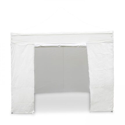 Mur porte zippable pour tente pliante Pro 40mm 3m blanc
