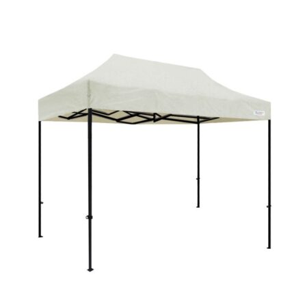 FRANCE BARNUMS | Chapiteau Tonnelle Tente pliante en Acier 30mm | 3x4,5m Sans murs - Blanc