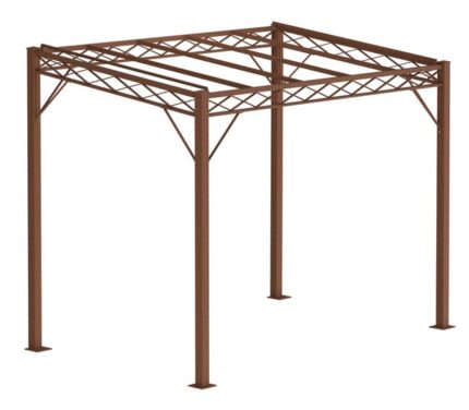 ELEO Ischia pergola moderne résistante à l'hiver | pergola rectangulaire non traité 2 x 3 m | Tonnelle pour votre terrasse