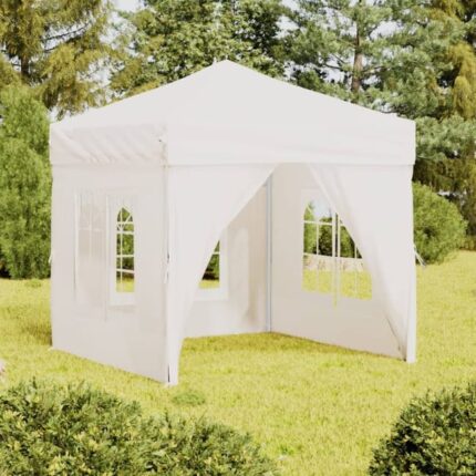Maison Exclusive - Tente de réception pliable avec parois Blanc 2x2 m