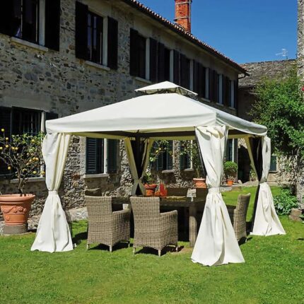 Gazebo 3x3 m en aluminium
