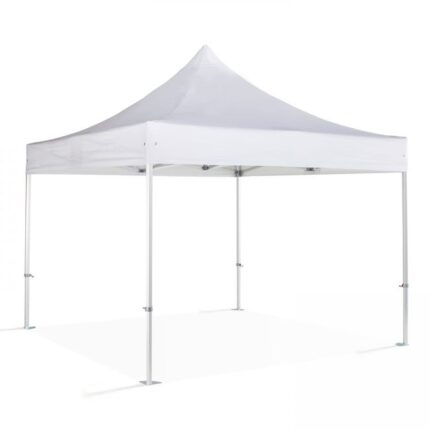 Tente pliante PRO+ 50MM en alu 4x4m blanc