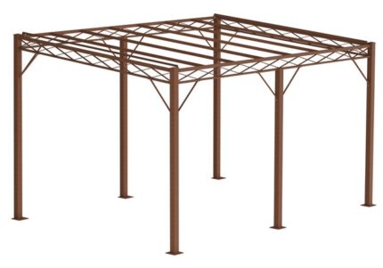 ELEO Sicilia pergola moderne résistante à l'hiver | pergola rectangulaire non traité 3 x 4 m | Tonnelle pour votre terrasse
