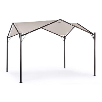 Gazebo dôme pour le jardin gris anthracite 3,5x3,5xh 260 cm
